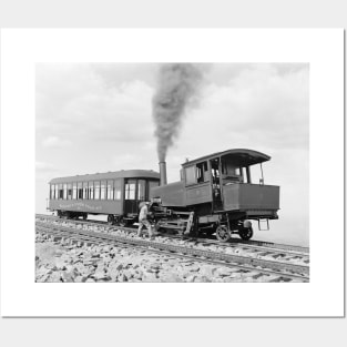 Pikes Peak Railway, 1900. Vintage Photo Posters and Art